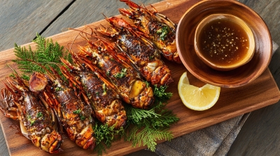 Grilled Moreton Bay Bugs