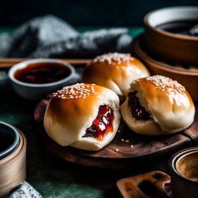 BBQ Pork Buns (Char Siu Bao) 1