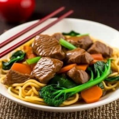 Beef Chow Mein 1