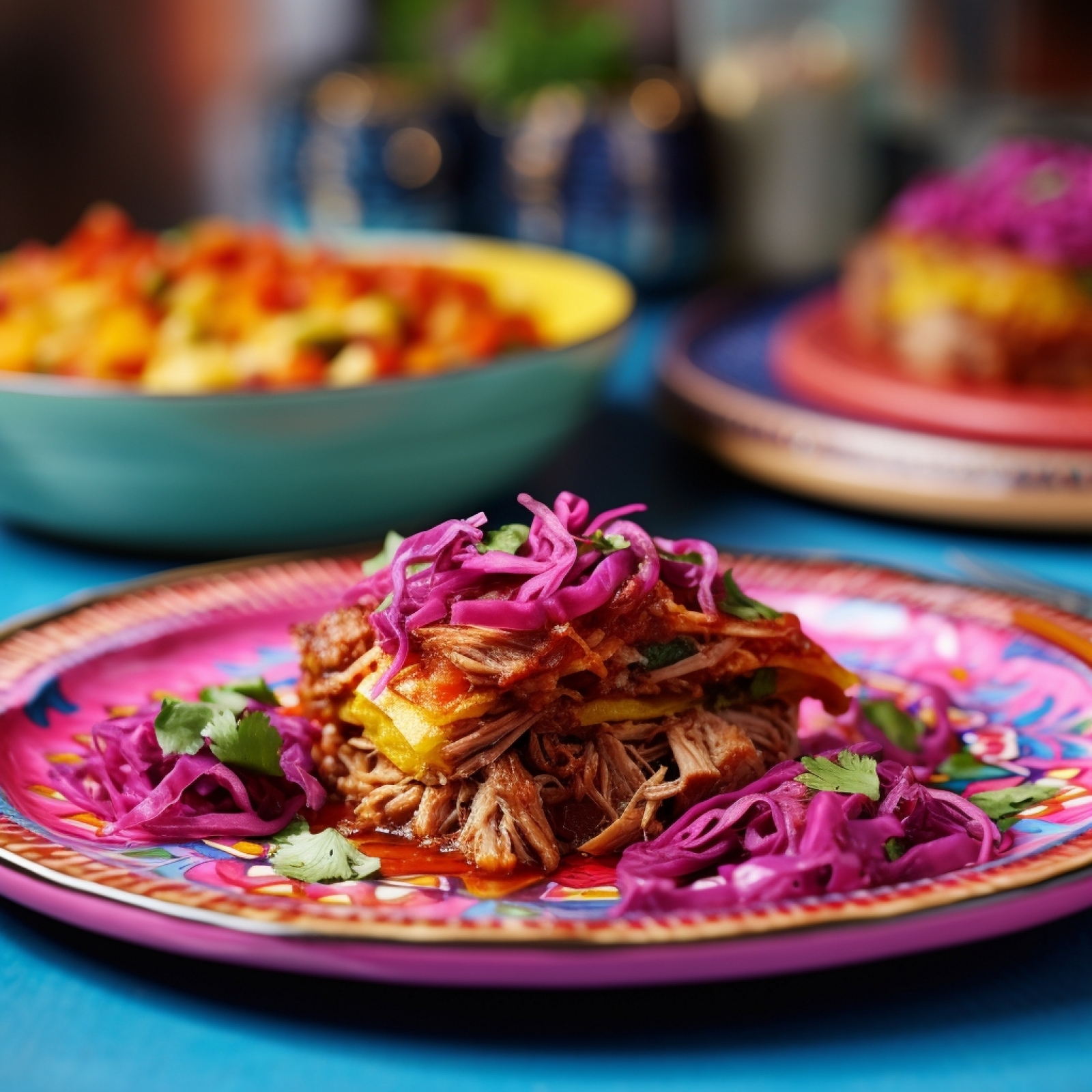 Cochinita Pibil Torta Mexican Main Course