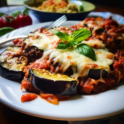Italian Eggplant Parmigiana 1