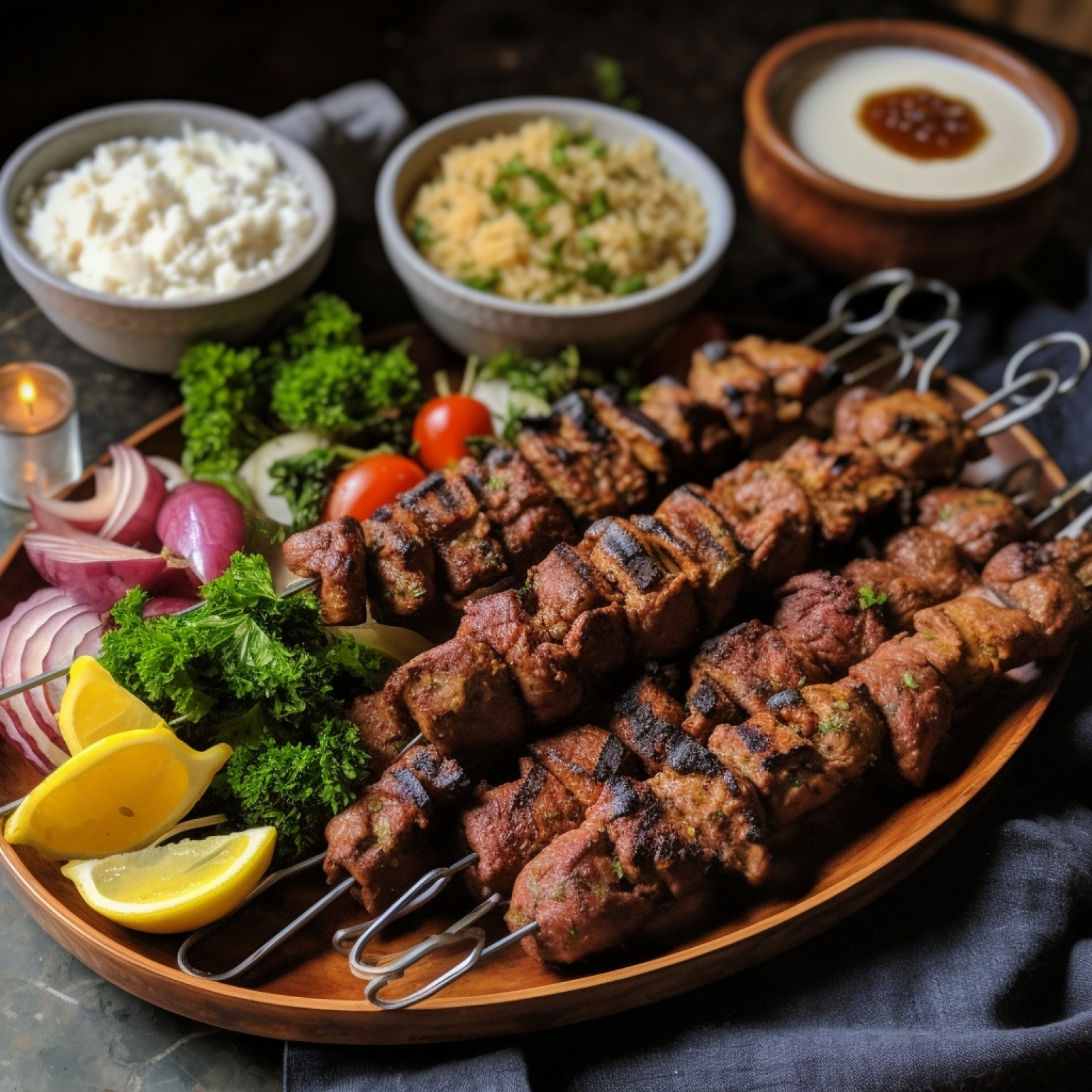 Lebanese Shish Tawook (Mediterranean - Main Course )