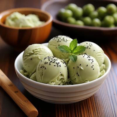 Matcha Mochi Ice Cream 1