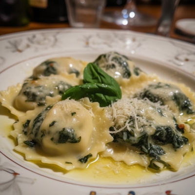 Ravioli di Ricotta e Spinaci 6