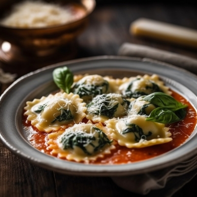 Ravioli di Ricotta e Spinaci 2