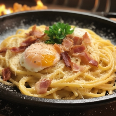 Spaghetti alla Carbonara 7