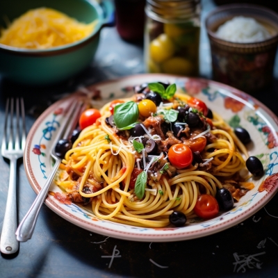 Spaghetti alla Puttanesca 6