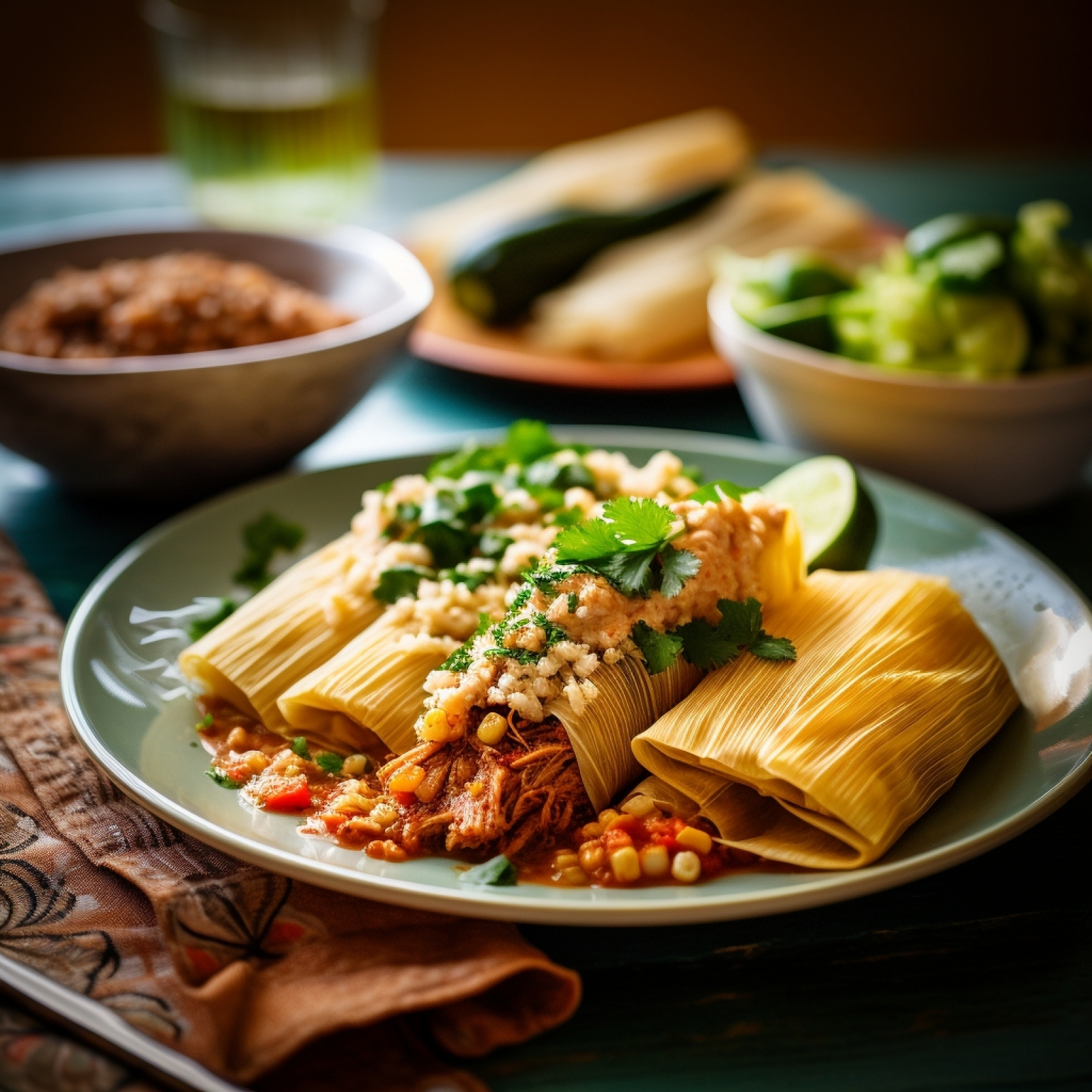 Tamales de Camarón (Mexican - Main Course )