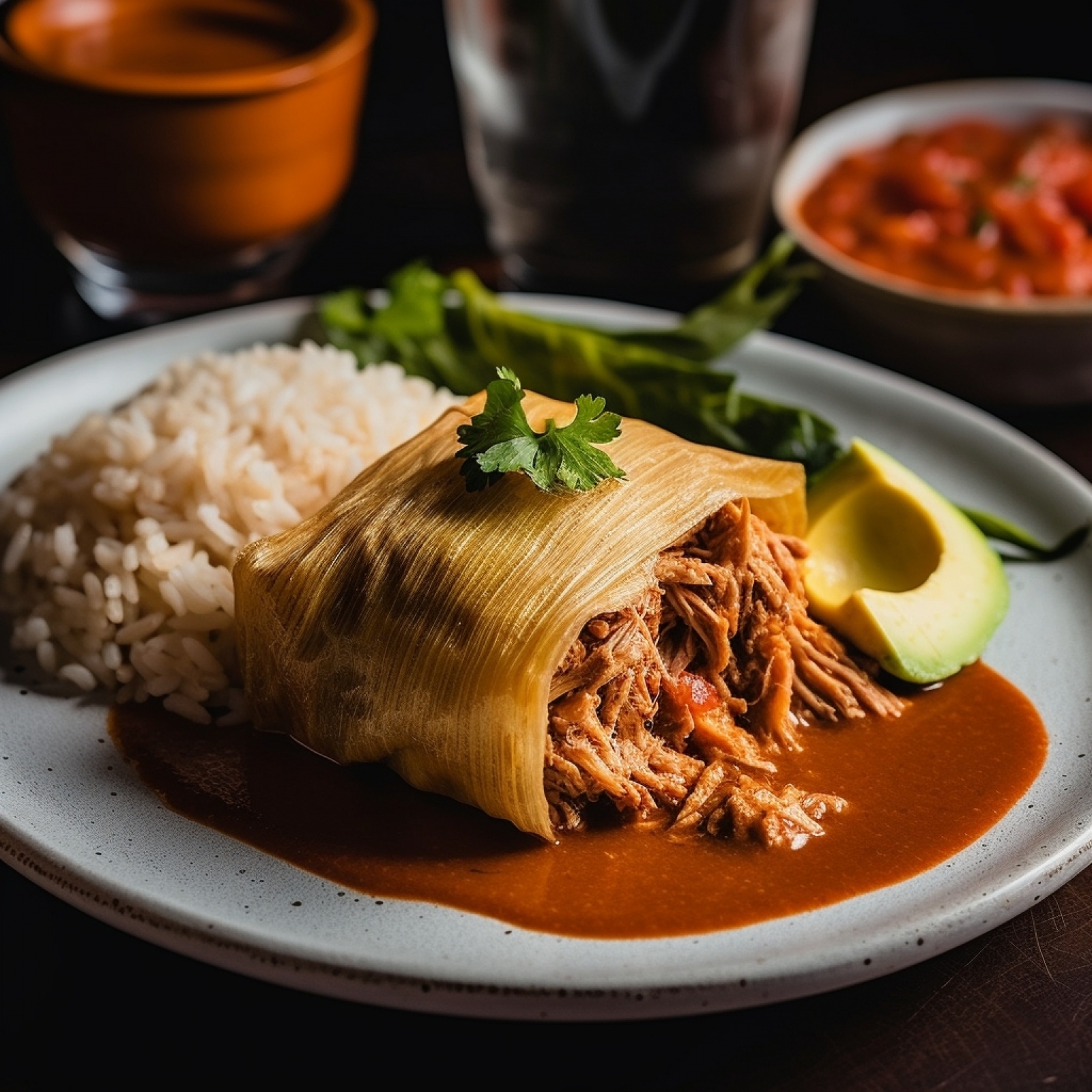 Tamales De Puerco (mexican - Main Course )