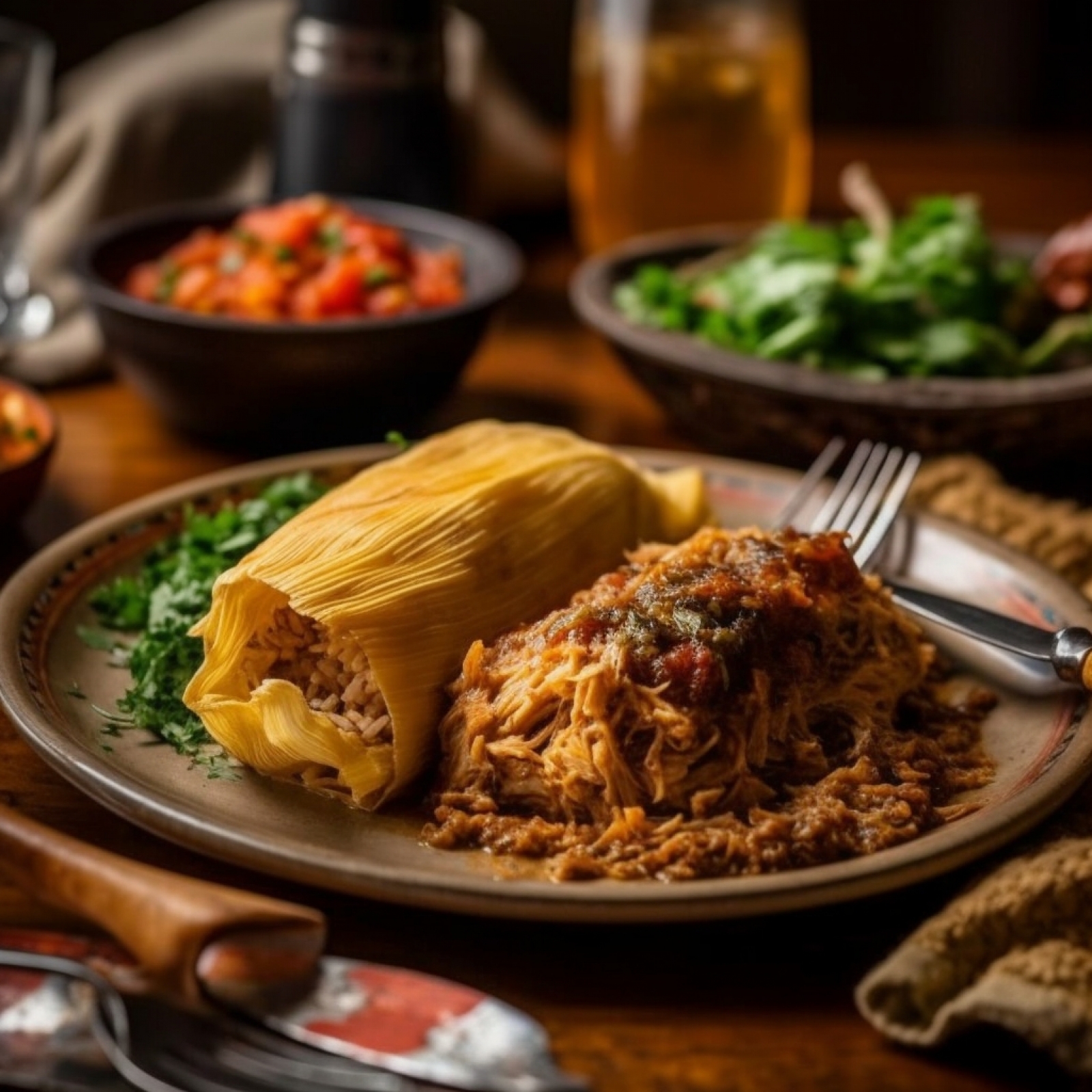 Tamales de Puerco (Mexican - Main Course )